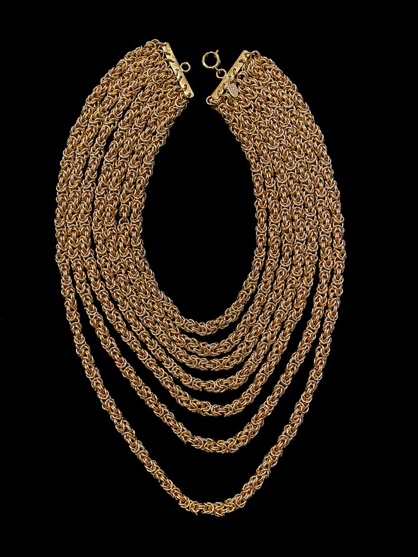 Chanel Golden Chains Necklace. (1 of 2)