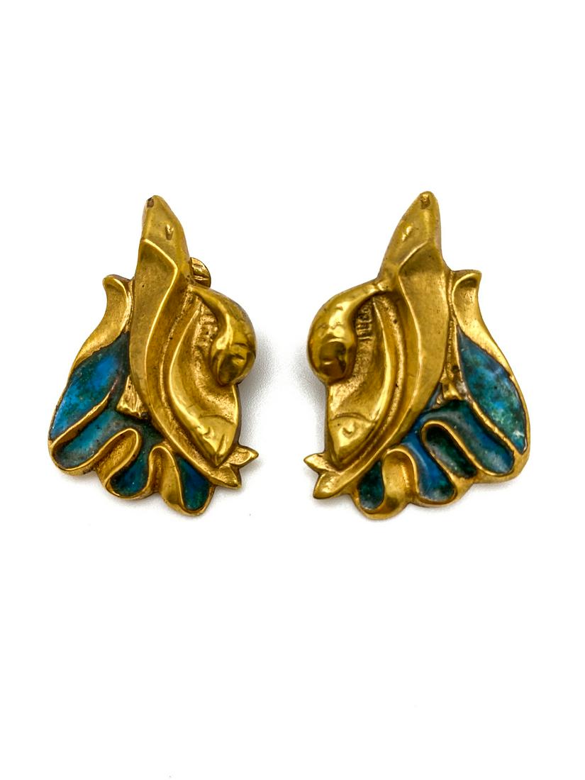 Line Vautrin Sculpture Earrings. (1 of 2)