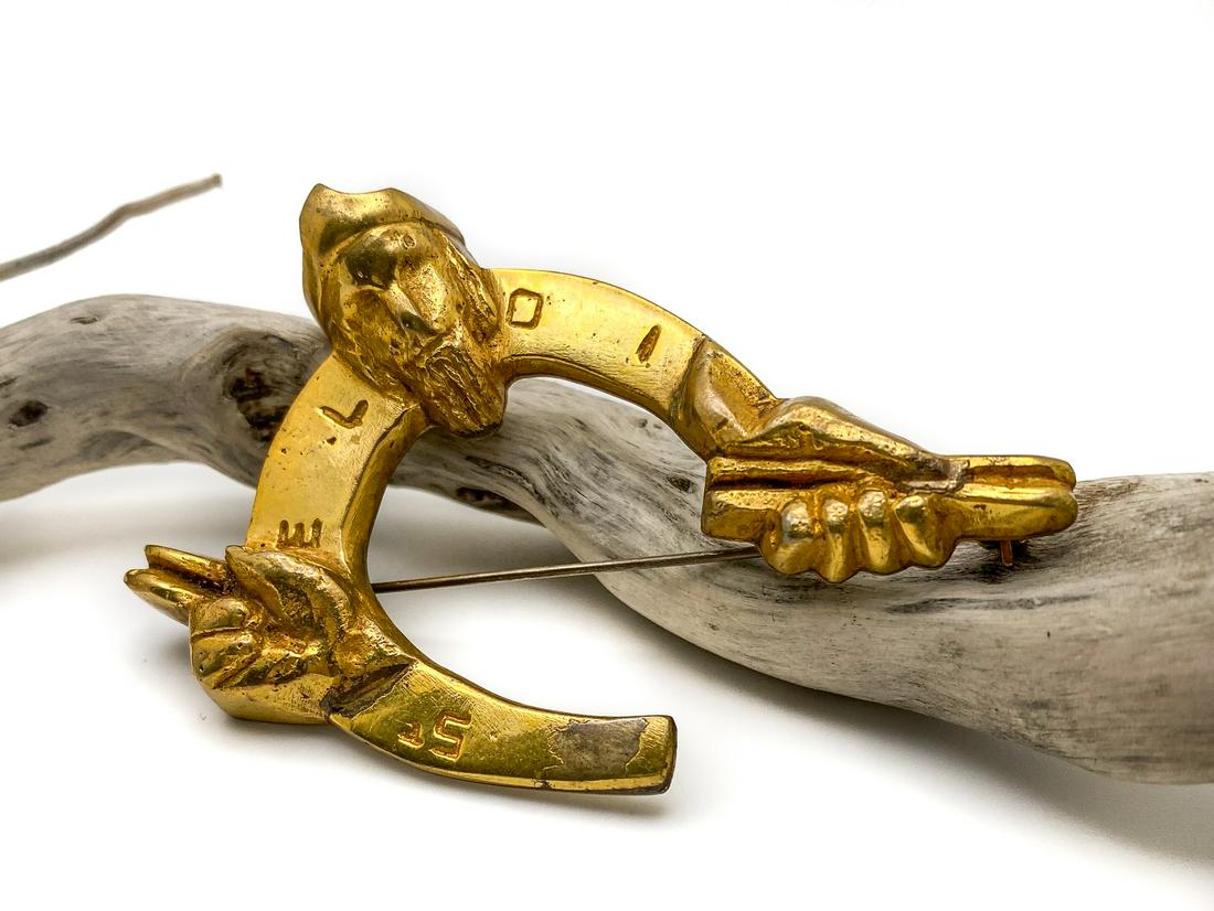 Line Vautrin Saint Eloi Brooch. (1 of 2)