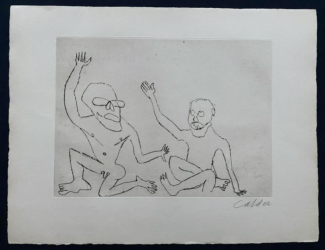 Calder. Untitled From Santa Claus 1974 (1 of 1)