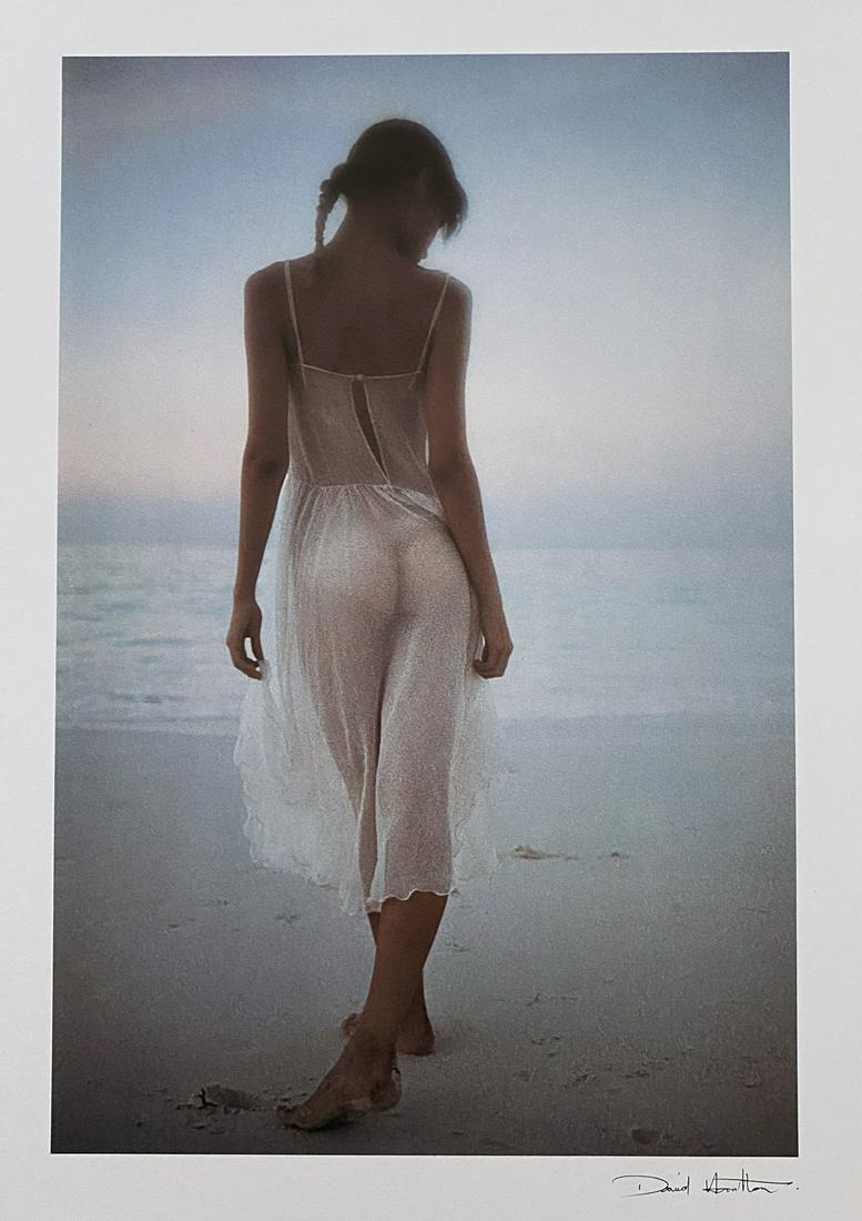 Les Ombres de L ' ete La classe de danse. David Hamilton: Portfolio in clamshell box and paper folder - David Hamilton and Edition Agep Marseille France 1979 - Forewords by Philippe Gautier - 12 loose prints in color with stamped signature.