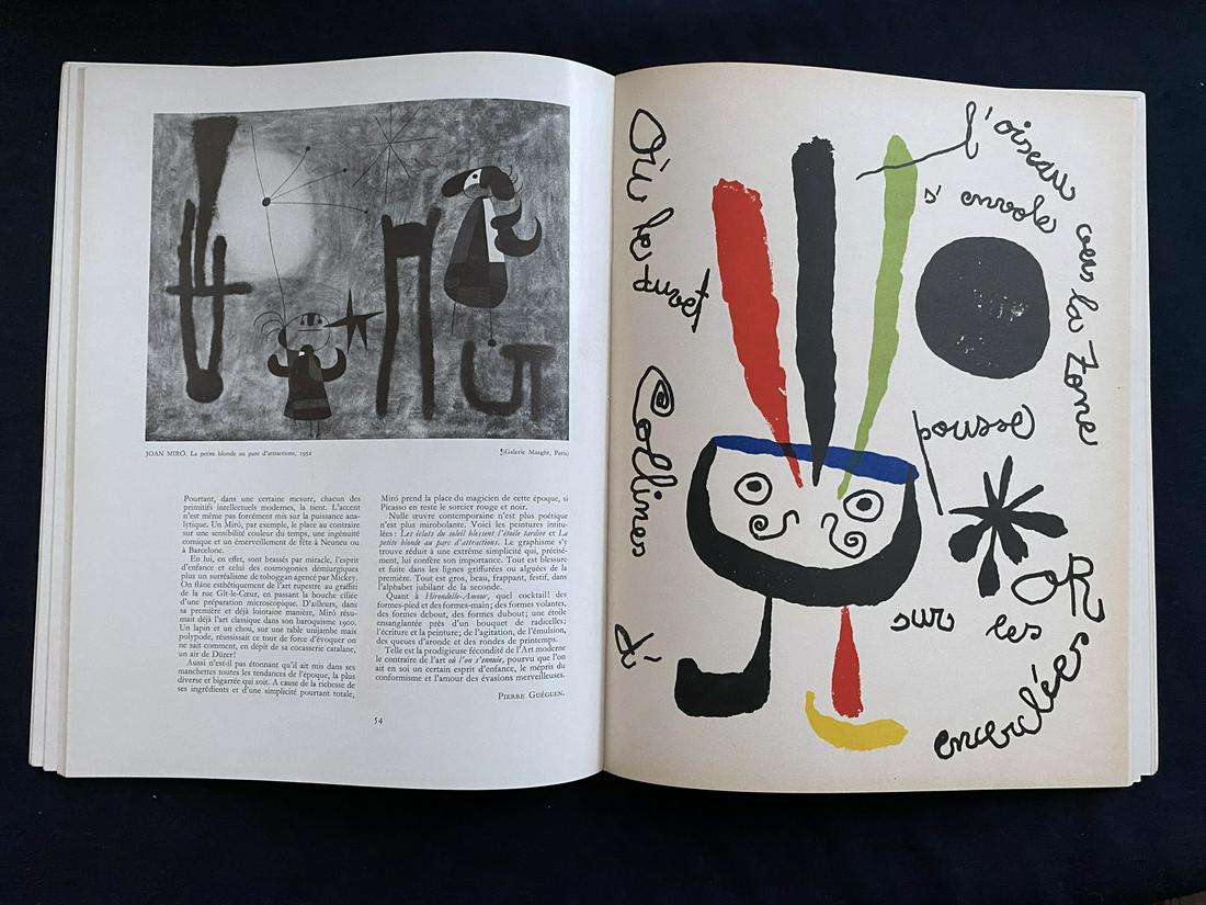 XXe Siecle 3. 1952. Miro, Calder, Giacometti, Michaux (1 of 3)