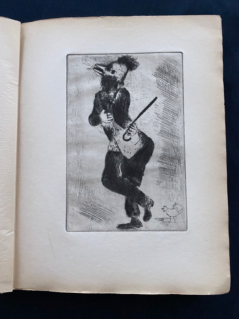 Les Sept Peches Capitaux, 1926, etchings by Marc Chagall: Simon Kra Paris, 1926. The seven deadly sins, illustrated with 15 original etchings by Marc Chagall, to accompany the texts of Jaen Giraudoux, Paul Morand, Pierre Mac Orlan, Andre Salmon, Max Jacob, J