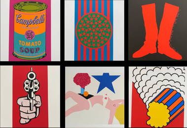 Banner. Calendar for 1969. Prints by Dine Indiana Warhol Lichtenstein...