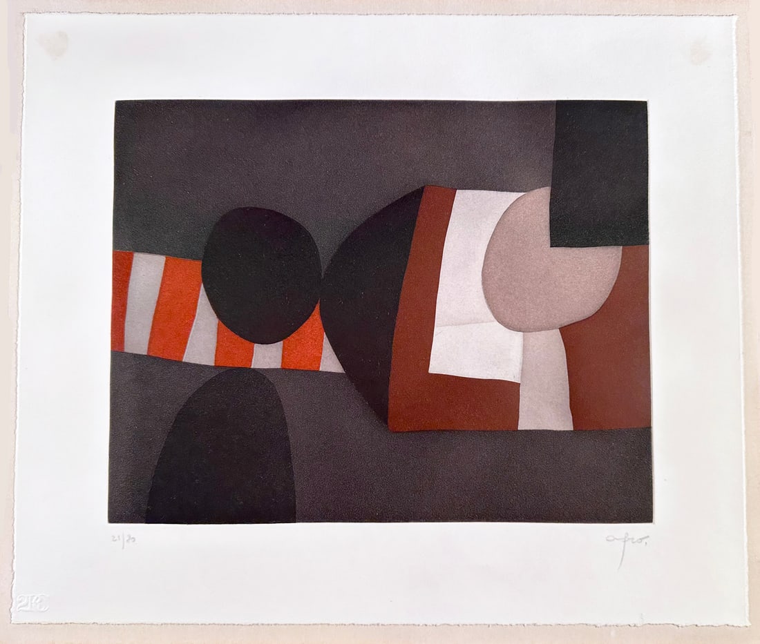 AFRO. Aquatint signed and numbered in pencil. 1975 (1 of 1)