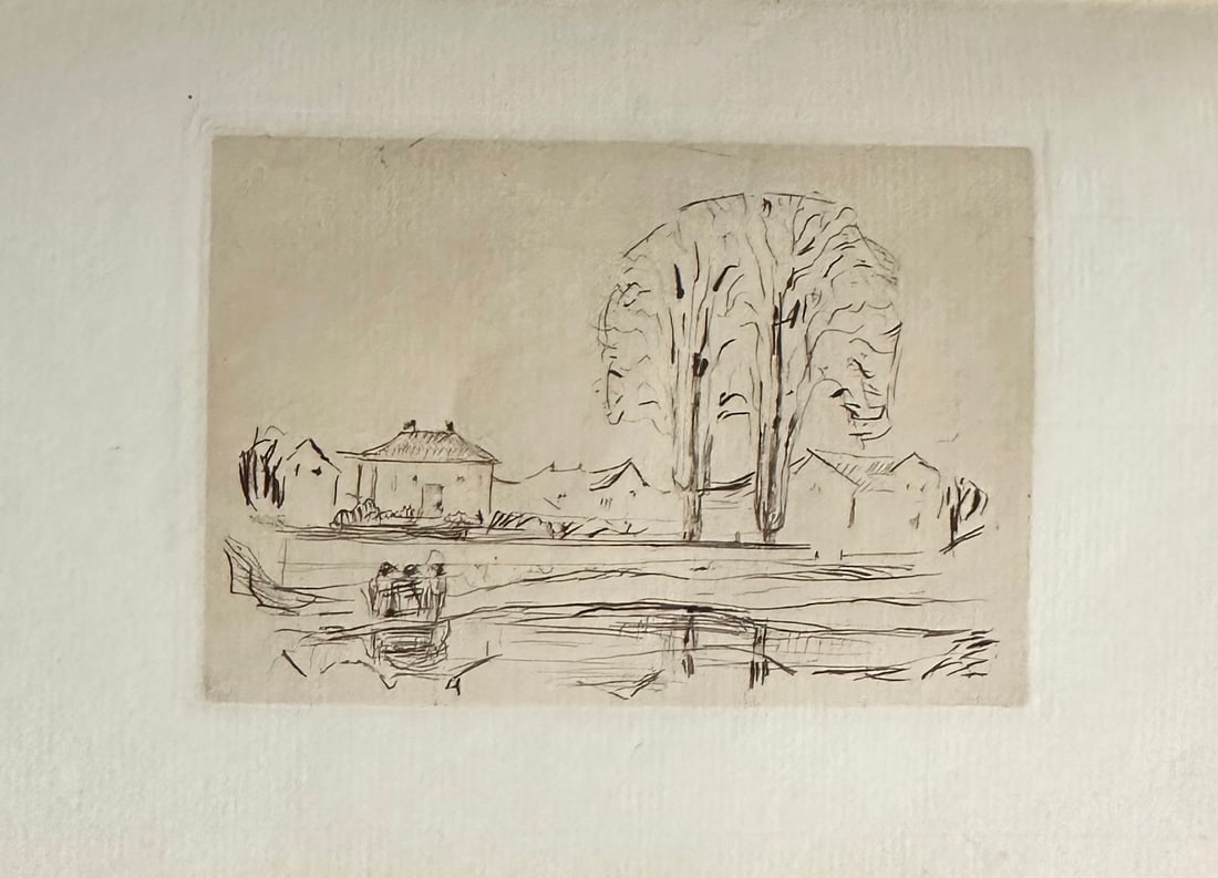 Munch, Schiefler. Graphic Work 1907. With 2 Original Drypoints By Munch: Verzeichnis des graphischen Werks Edvard Munchs BIS 1906. Munch, Edvard; Schiefler, Gustav. Published by Bruno Cassirer 1907 First edition of the important catalog of Munch graphic work, limited numbe