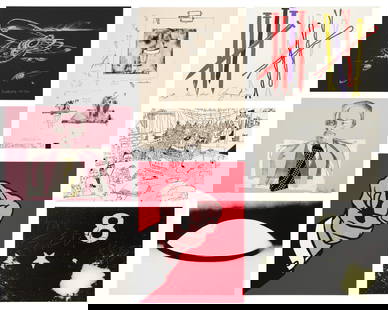 THE NEW YORK COLLECTION FOR STOCKHOLM 1973. 30 Prints by Lichtenstein, Nevelson, Twombly, Warhol and: A collection of works by American contemporary artists, presenting 30 works in a variety of media and paper; prints, multiples and photographs. The portfolio is a collaboration by the Moderna Museet i