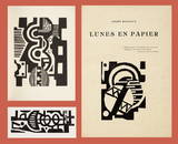 LEGER, MALRAUX. Lunes en papier. 1921 with 7 woodcuts by Leger