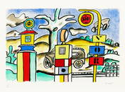 Leger. La Ville. 1959. Portfolio with 29 lithographs in color.