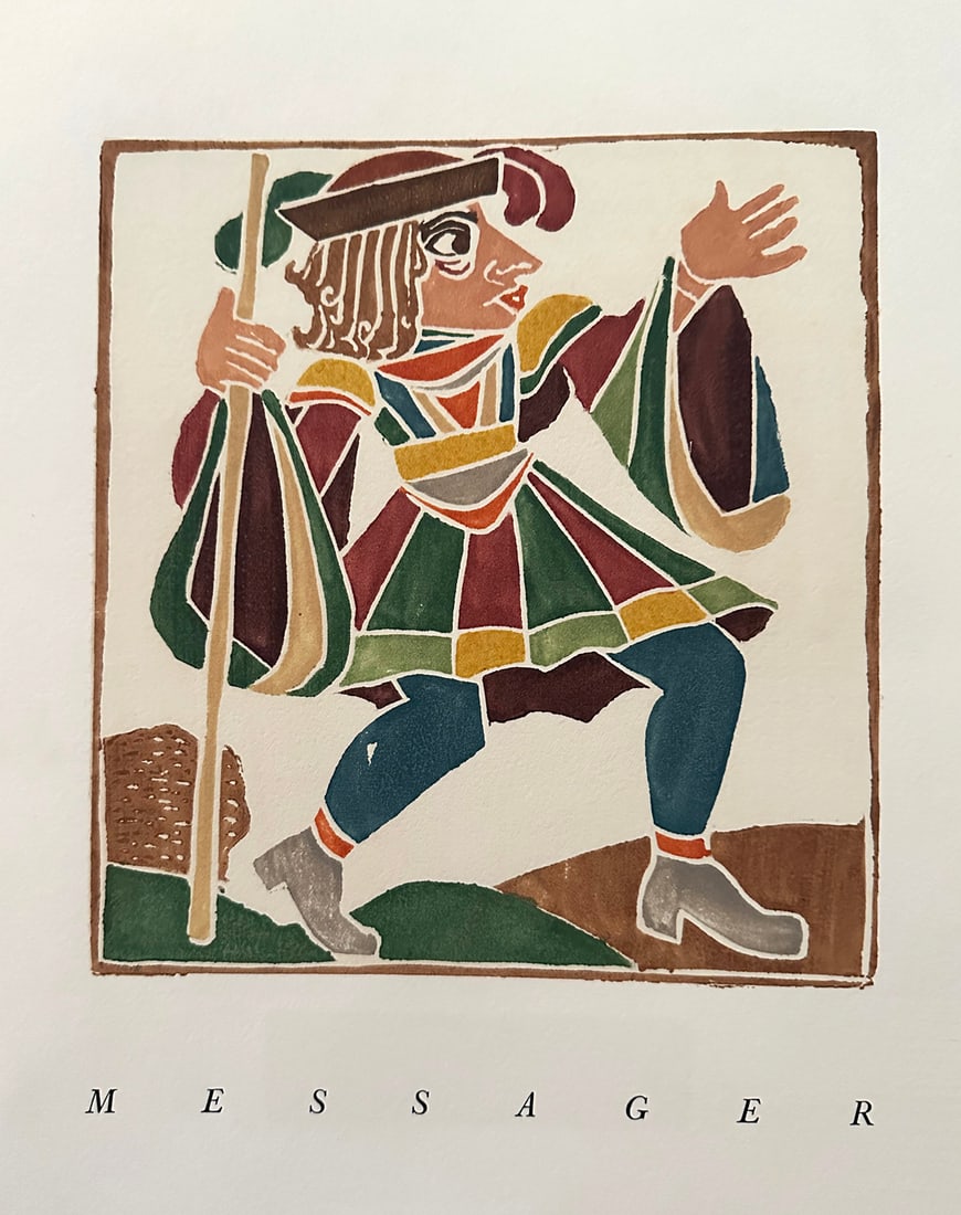 André Derain. François Rabelais. Les Horribles et espouvantables faictz et prouesses du très: Paris: Albert Skira, 1943. François Rabelais, illustrated with colored woodcuts drawn and engraved by André Derain Limited numbered edition of 275 copies, of which this copy is on of 200 in Velin d�