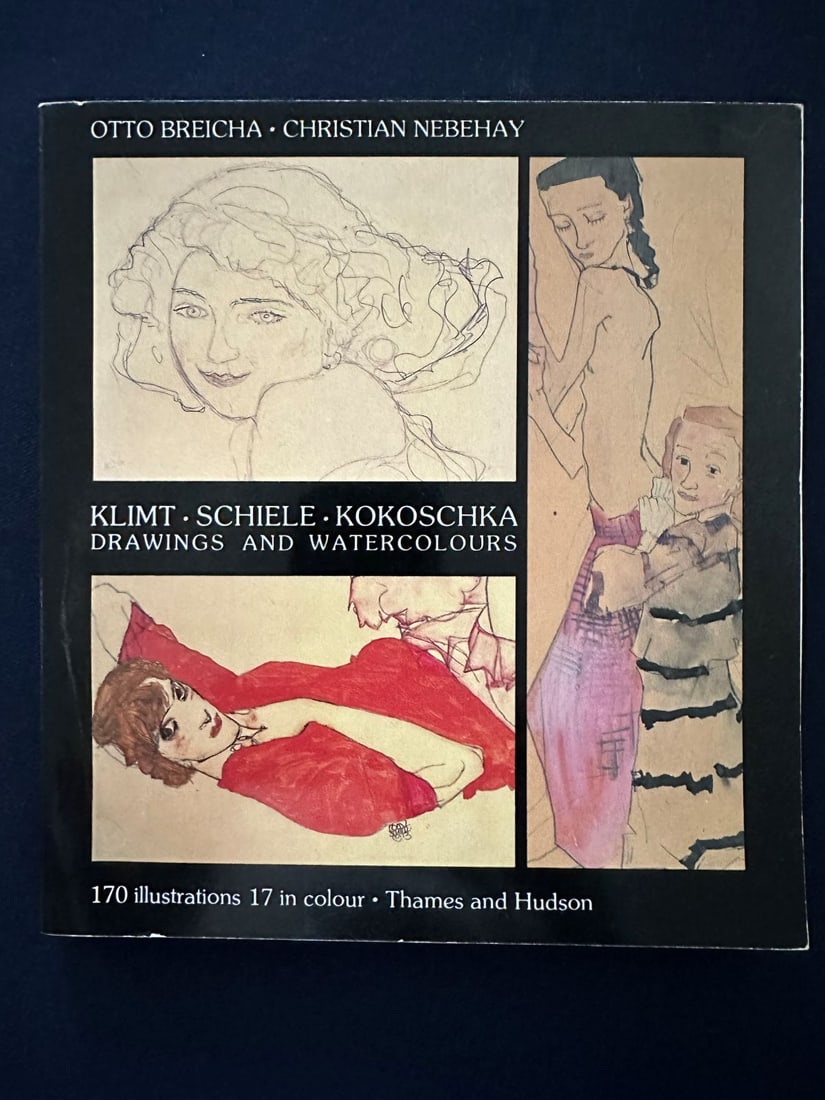 Klimt. Schiele. Kokoschka. Drawings and watercolours. Catalog. 1981.: With 170 illustrations in 17 colours. Published by Thames and Hudson, London. Introduction by Otto Breicha, documentary notes by Christian Nebehay.
