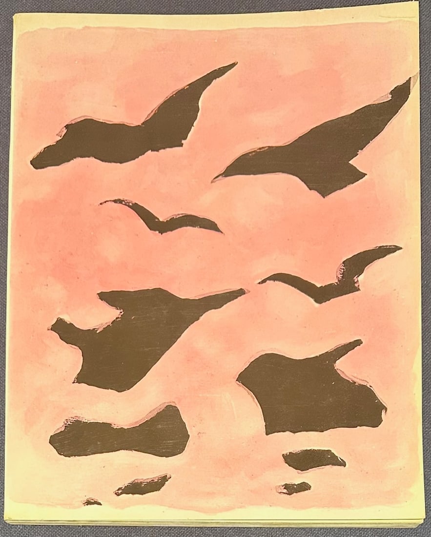 Nouvelle Series Xxe Siecle 20 L'Art Coscience Du Monde.: Lithographs by Max Ernst, Manessier, Baj. XXIV Annee. Cahiers d?art, Paris, Noel 1962. French Art Review directed by Gualtieri di San Lazzaro. Pictorial cover by Geoge Braque. This number includes thr