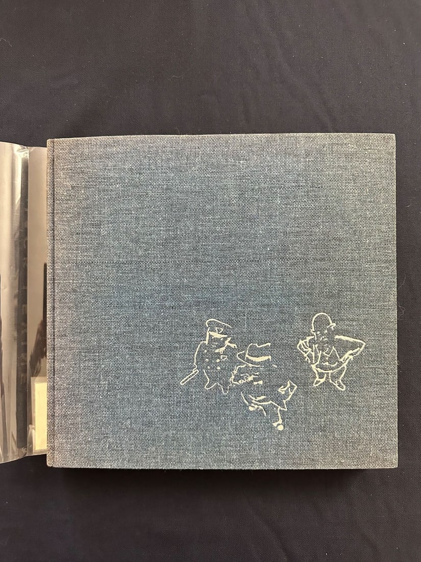 Jack Levine, by Frank Getlein: Published by Harry N. Abrams, New York. Inscribed- Dedicated to Michel Sonino and signed by the artist. Filled with numerous color plates that are touch glued in with B&W illustrations also, not tippe