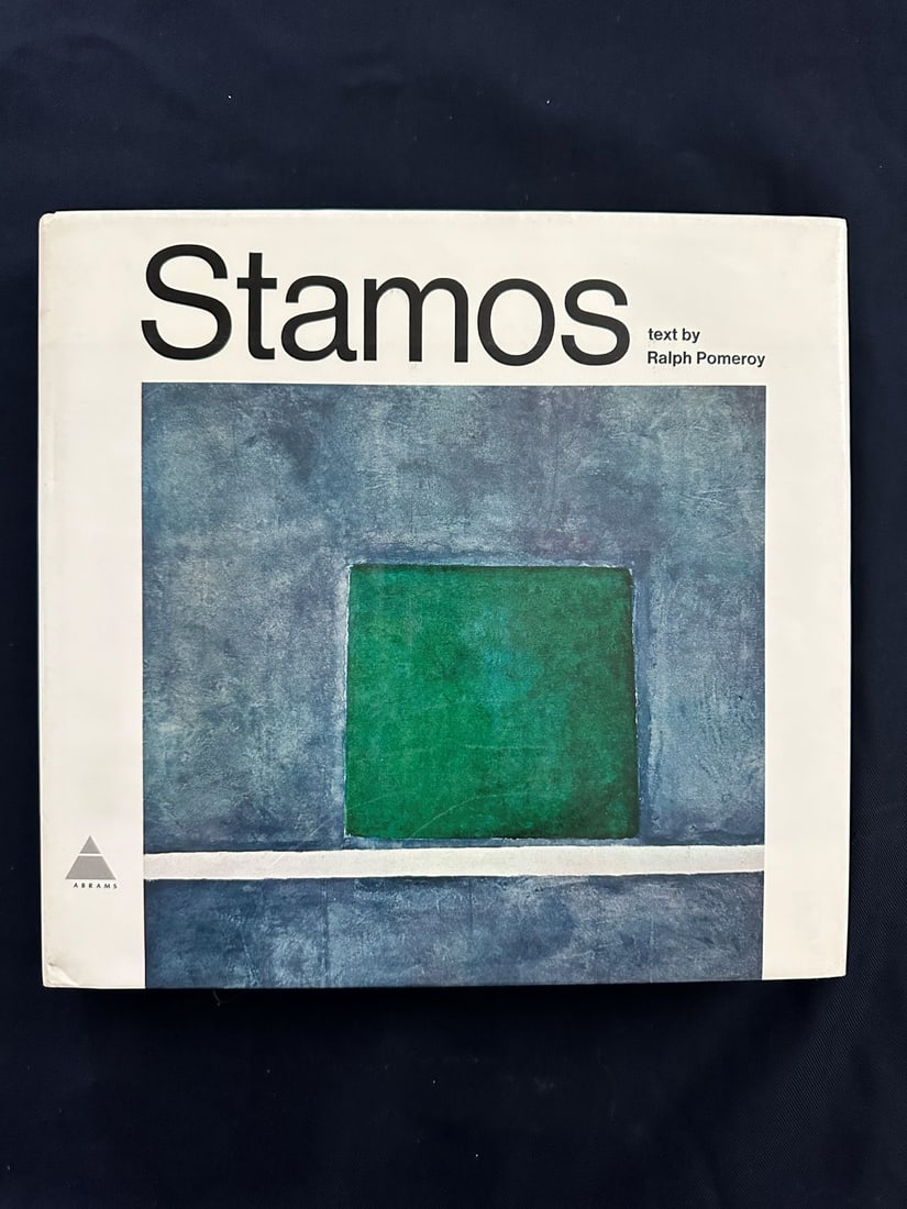 Stamos, by Ralph Pomeroy, 1974.: With 214 illustrations, including 53 hand-tipped plates in full color. Published by Harry N. Abrams, New York. First edition. Cloth hard cover and pictorial dust jacket.