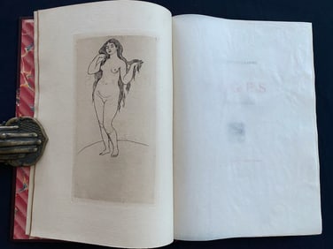 RENOIR. Pages. Mallarme, 1891. With one etching