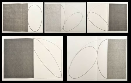 Robert Mangold - Friedrich Holderlin. Seven Maxims, with 5 large original lithographs