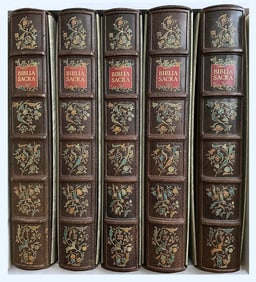 DALI. Biblia Sacra vulgatae editionis. 5 vols. with 105 Lithographs.