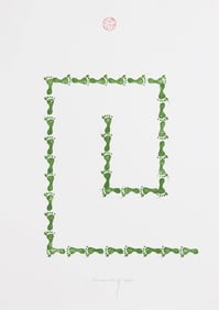 Richard Long Offset Lithograph Signed and Numbered