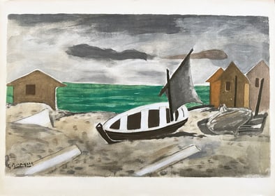 Georges Braque Pochoir. 1959, from the portfolio Douze Contemporains