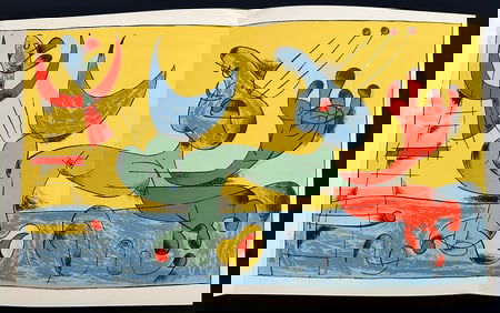 Miro Prevert Ribemont, With 10 lithographs