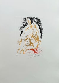 Dali Salvador.  Les Huit peche capiteaux, with 8 signed etchings