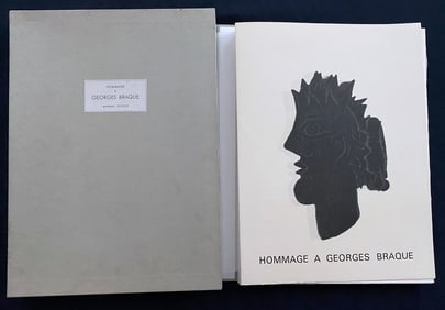 Derriere le Miroir  144-145-146. Deluxe 1964. Braque.