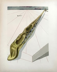 "The Blasphemers" Lithograph by Salvador Dali. From The Divine Comedy portfolio.