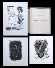 Souvenirs et Portraits d’Artistes. Prints by Giacometti, Matisse, Picasso, and others
