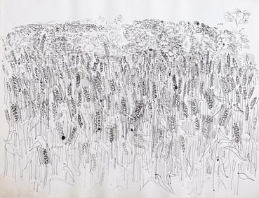 Raul Dufy pochoir. 1932, from the portfolio Dix reproductions