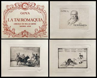 La Tauromaquia - Francisco de Goya y Lucientes, portfolio with 33 etchings