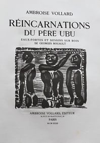 VOLLARD, ROUALT. Reincarnations du Pere Ubu. With 22 etchings after Rouault.