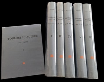 TOULOUSE-LAUTREC et Son Oeuvre, 6 vols