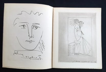 L'Age de Soleil. Picasso, Godet. With one original drypoint, one of 100 copies, 1950.