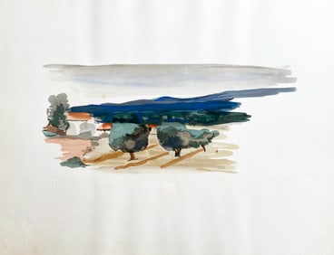 Andre Derain pochoir. 1932, from the portfolio Dix reproductions