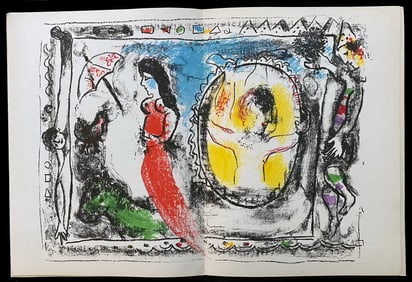 Derriere le Miroir 147. With 2 lithographs by Chagall