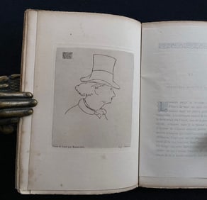 Charles Baudelaire, 1869. Sa Vie et son Oeuvre, with 2 etchings by Manet.