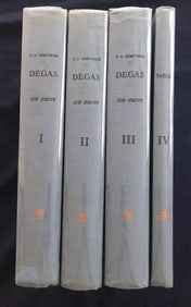 Degas et son oeuvre, 4 volumes Paul Andre Lemoisne