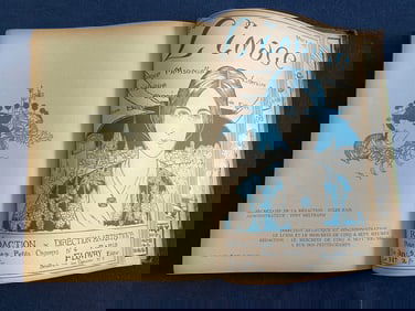 L’IMAGE. French Literary and Artistic Magazine, 12 Issues Bounded. Paris, Floury, 1896-1897.