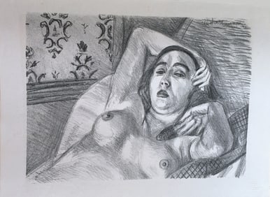 Henri Matisse Lithograph, 1922. One of 575 copies.