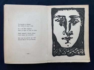 Non Vouloir. With 4 etchings by Picasso