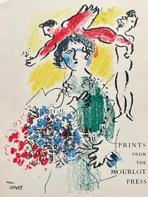 Prints from the Mourlot Press. Chagall, Picasso, Miro, Matisse, Calder
