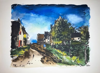 Maurice de Vlaminck Pochoir. 1959, from the portfolio Douze Contemporains