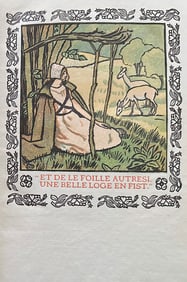 Aucassin And Nicolette. Pissarro. With 5 Woodcuts. Eragny Press, 1903.