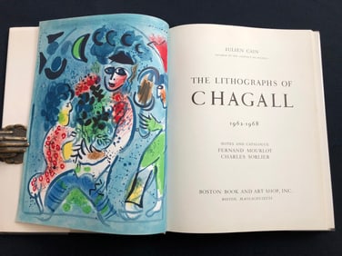 Chagall lithographe III. With two original lithographs by Chagall.