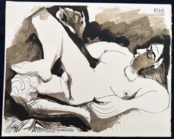 Pablo Picasso. Au Baiser D Avignon.