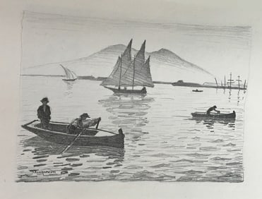 Albert Marquet Lithograph, 1924. One of 575 copies.