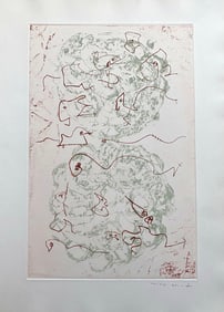 Max Ernst signed Etching. 1964. One of 320 copies.