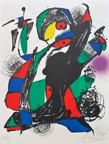 Miro Litografo IV DELUXE. With 2 lithographs signed and numbered. Spanish Edition.