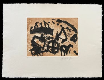 Emil Schumaker. Tortura. Etching Signed and Numbered