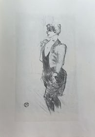 Henri Toulouse-Lautrec Lithograph, 1924. One of 575 copies.